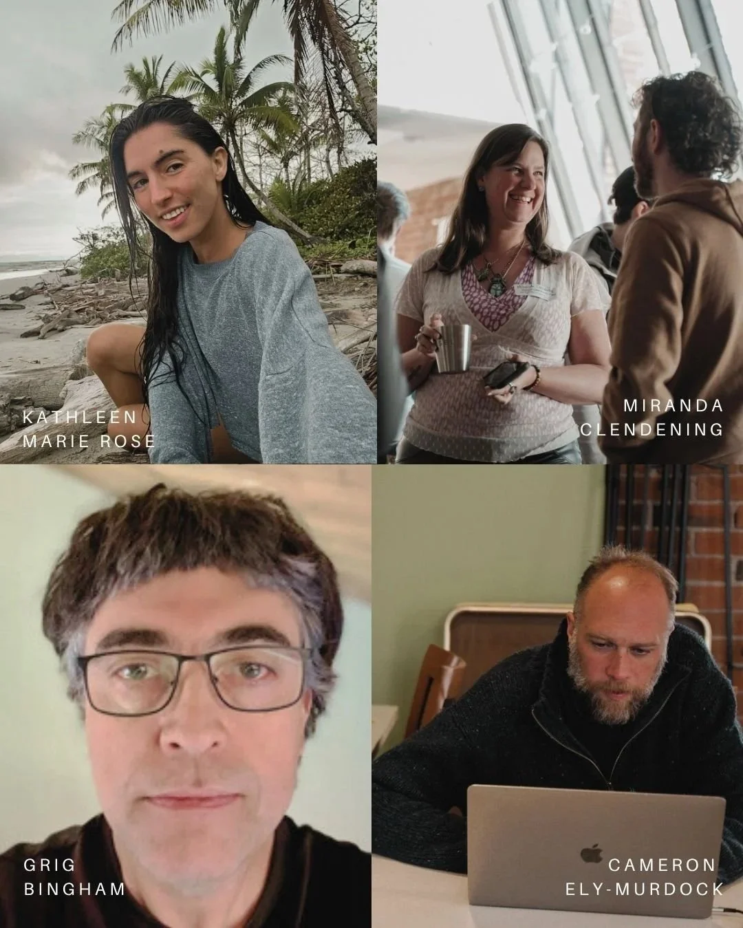 The four members of the Rivr team