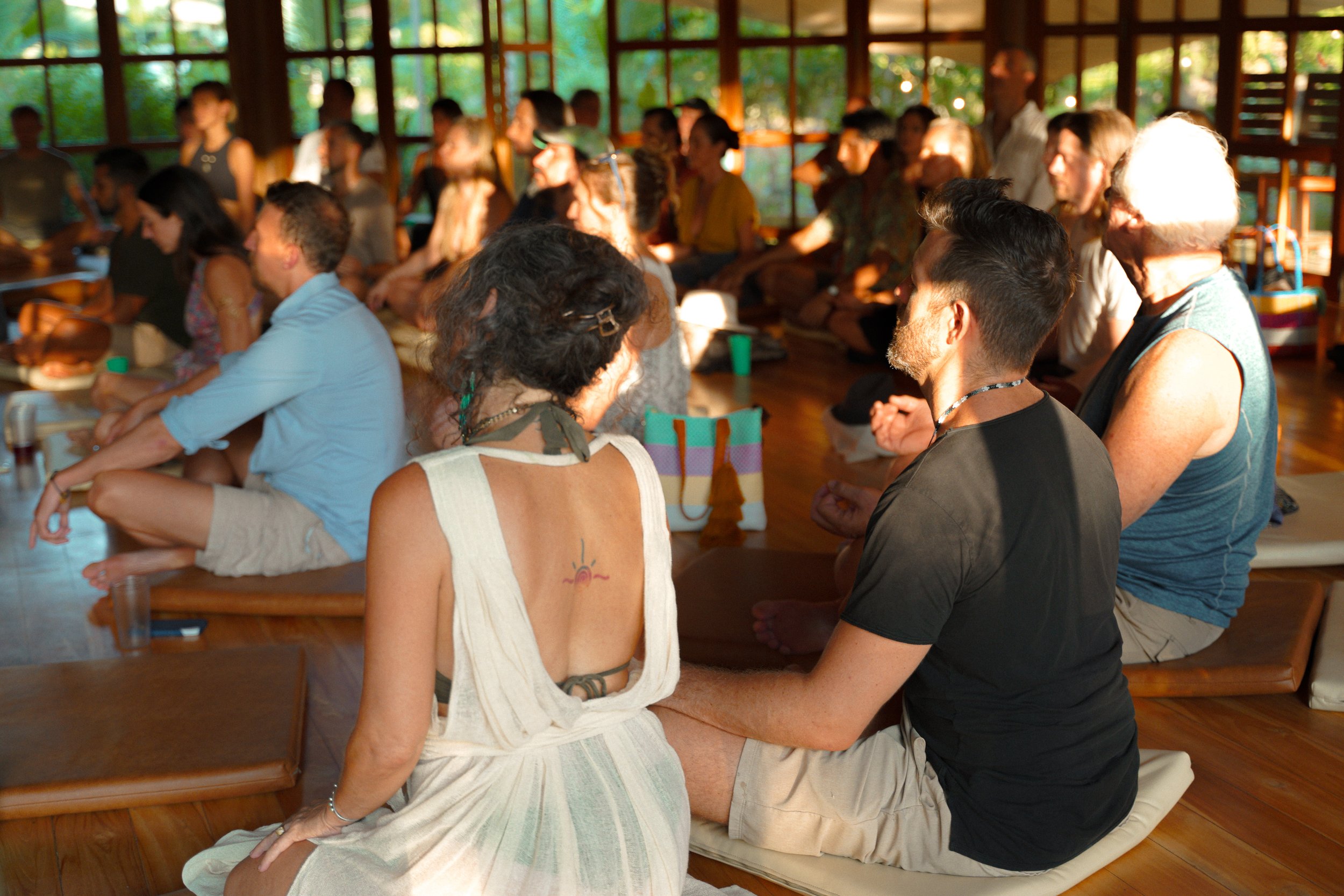 Members of a community organization